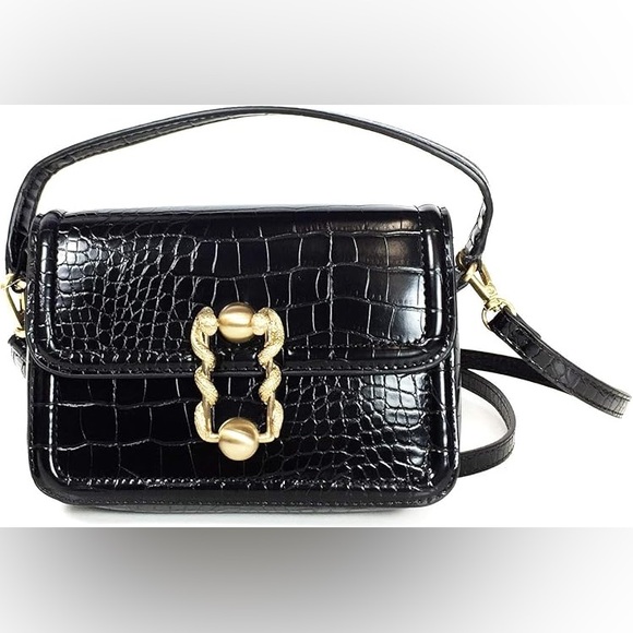 Zara Handbags - Zara Faux Leather Animal Print Bag